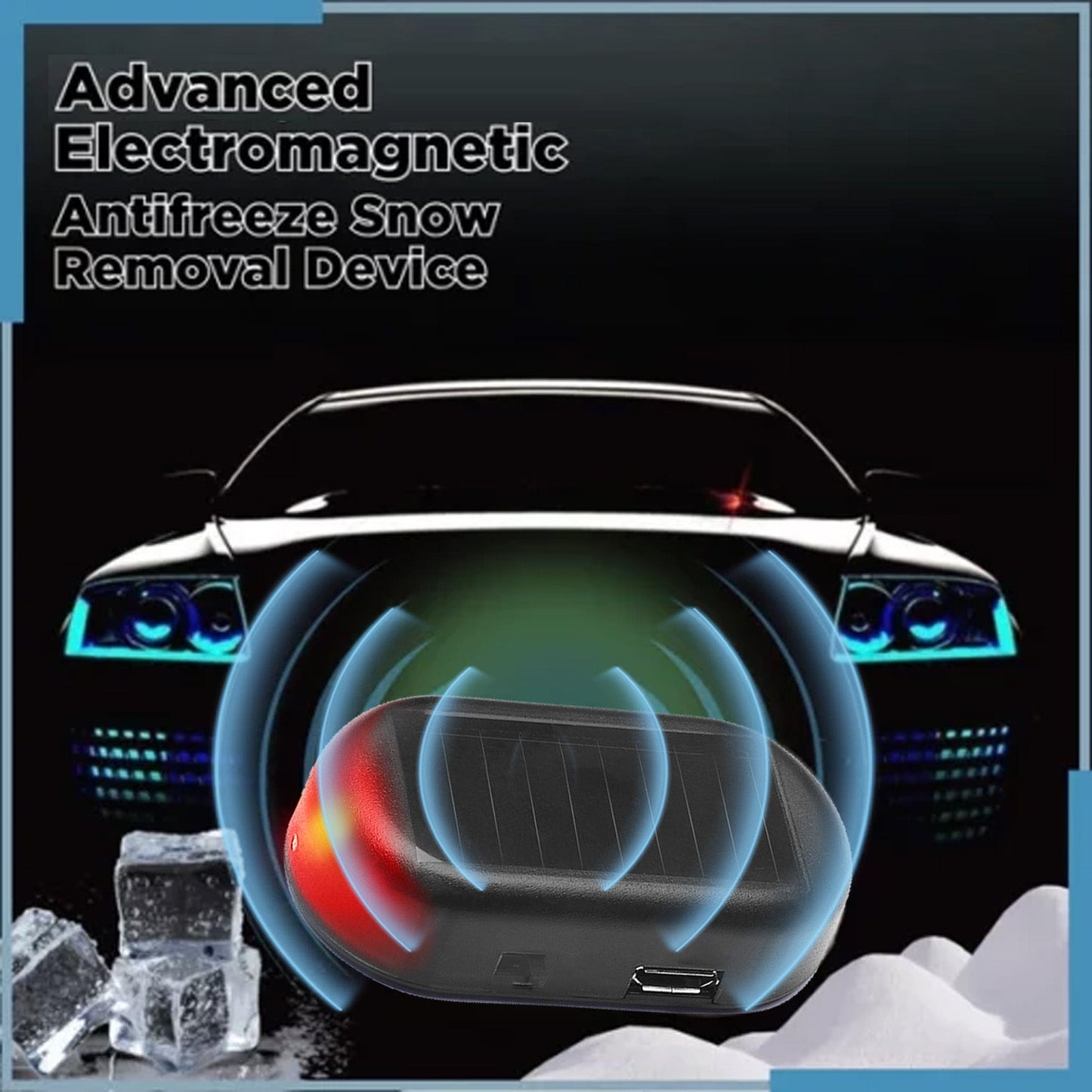 Interference Anti-Freeze Device, Car Window Glass In Winter Anti-Snow Cover Interference Anti-Freeze And Snow Device - Korvel