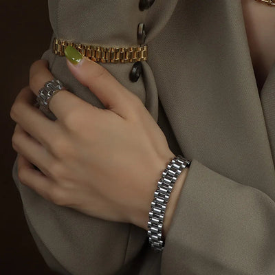 Premium Titanium Steel Chain Bracelet