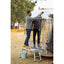 Work Platform Aluminum Portable Bench Folding Ladder ANSI Capacity 225 LBS 40" - Korvel