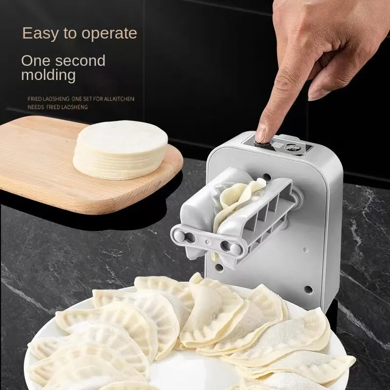 Fully Automatic Electric Dumpling Maker Artifact DIY Machine Mould Pressing Dumpling Skin Mould USB Rechargeable Kitchen Gadget - Korvel