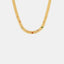 Geometric Colorful Zircon Necklace Titanium Steel PVD Plated Non Fading Jewelry - Korvel