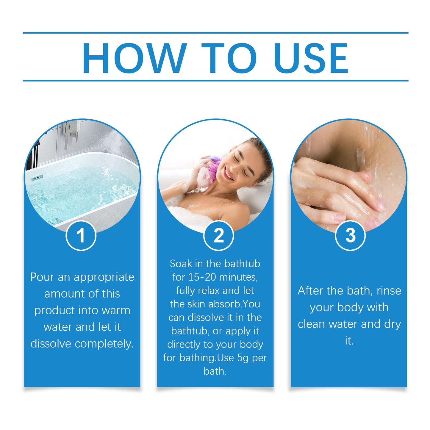 Body Bath Salt, Gentle Clean Horny Bath Moisturize Skin And Rejuvenate Body Bath Salt - Korvel