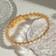 Stainless Steel Inlaid Zircon Bracelet - Korvel