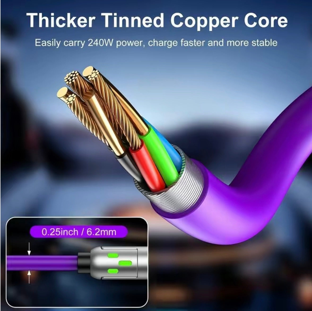 UniCharge 4-in-1 USB Cable - 6.6FT