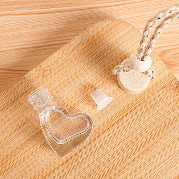 Glass car perfume pendant small empty bottle perfume car perfume bottle car accessories car accessories - Korvel