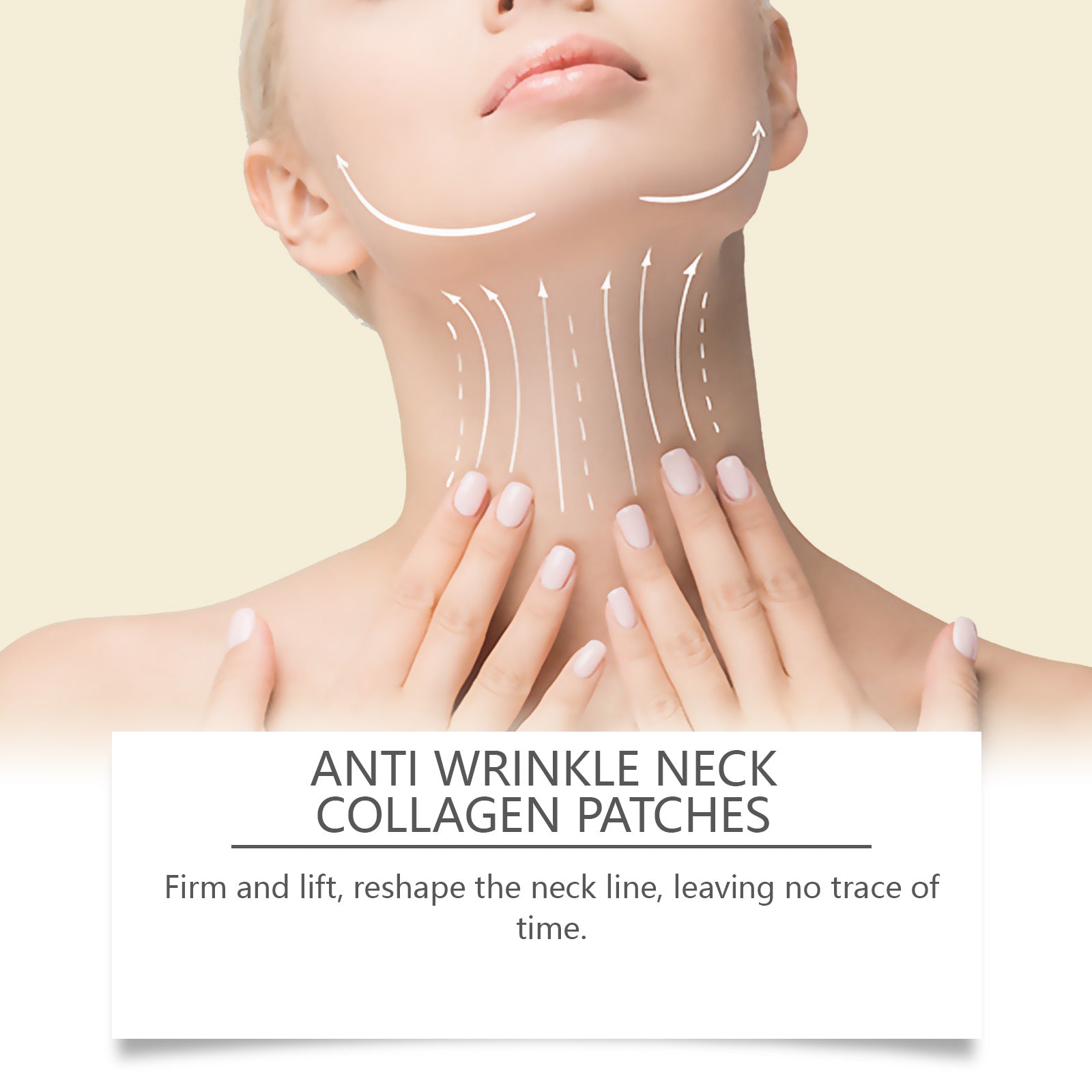 Collagen Neck Patch Gently Nourishes And Lifts Neck Skin Elastic Moisturizing Skin Care Neck Patch - Korvel