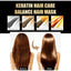 Keratin Hair Care Balance Hair Mask, Repair Frizzy Dry Hair Smooth Moisturizing And Nourishing Hair Mask - Korvel