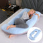 J-Shaped Pregnancy Pillow for Side Sleepers