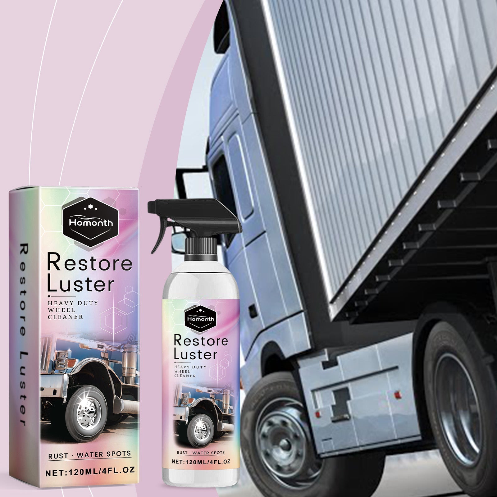 Heavy Duty Wheel Cleaner Wheel Hub Decontamination Anti-Aging Dust Foam Cleaning Agent - Korvel