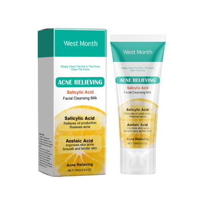 Salicylic Acid Anti-Acne Cleanser, Moisturizing Oil Control, Cleaning And Soothing Skin - Korvel