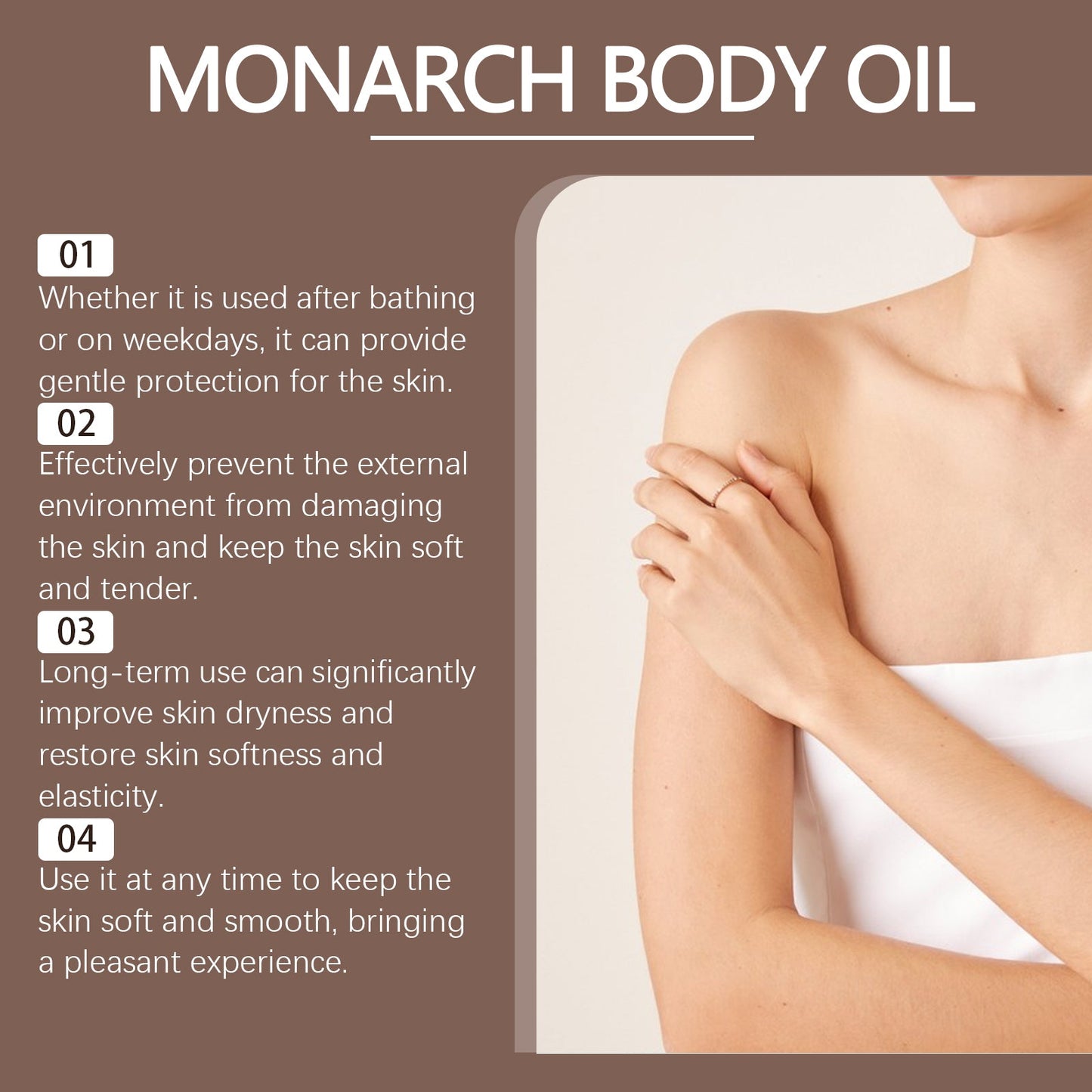Body Moisturizing Oil, Hydrating And Moisturizing Body Care Moisturizing Skin Care Delicate Body Oil - Korvel