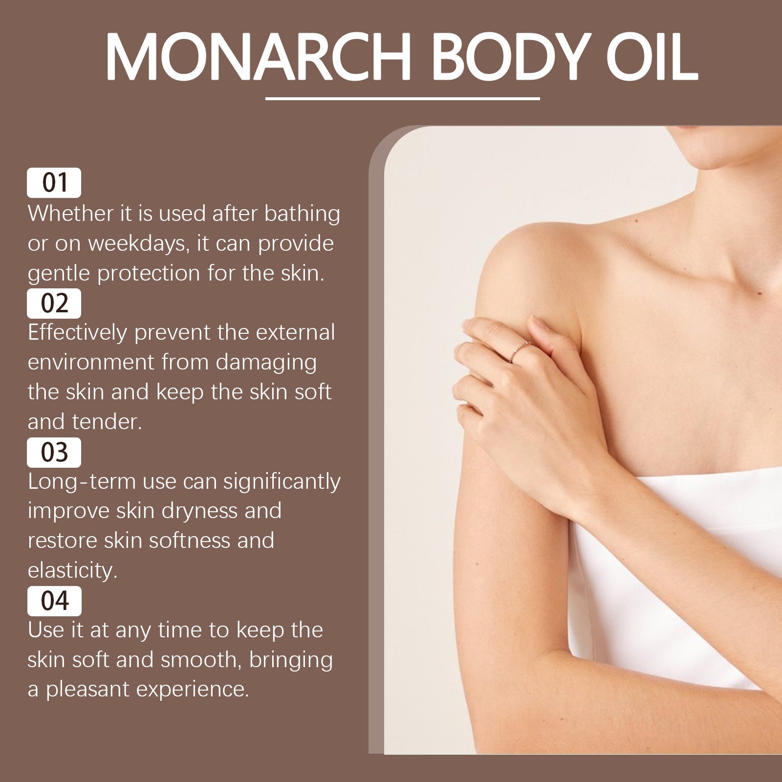 Body Moisturizing Oil, Hydrating And Moisturizing Body Care Moisturizing Skin Care Delicate Body Oil - Korvel