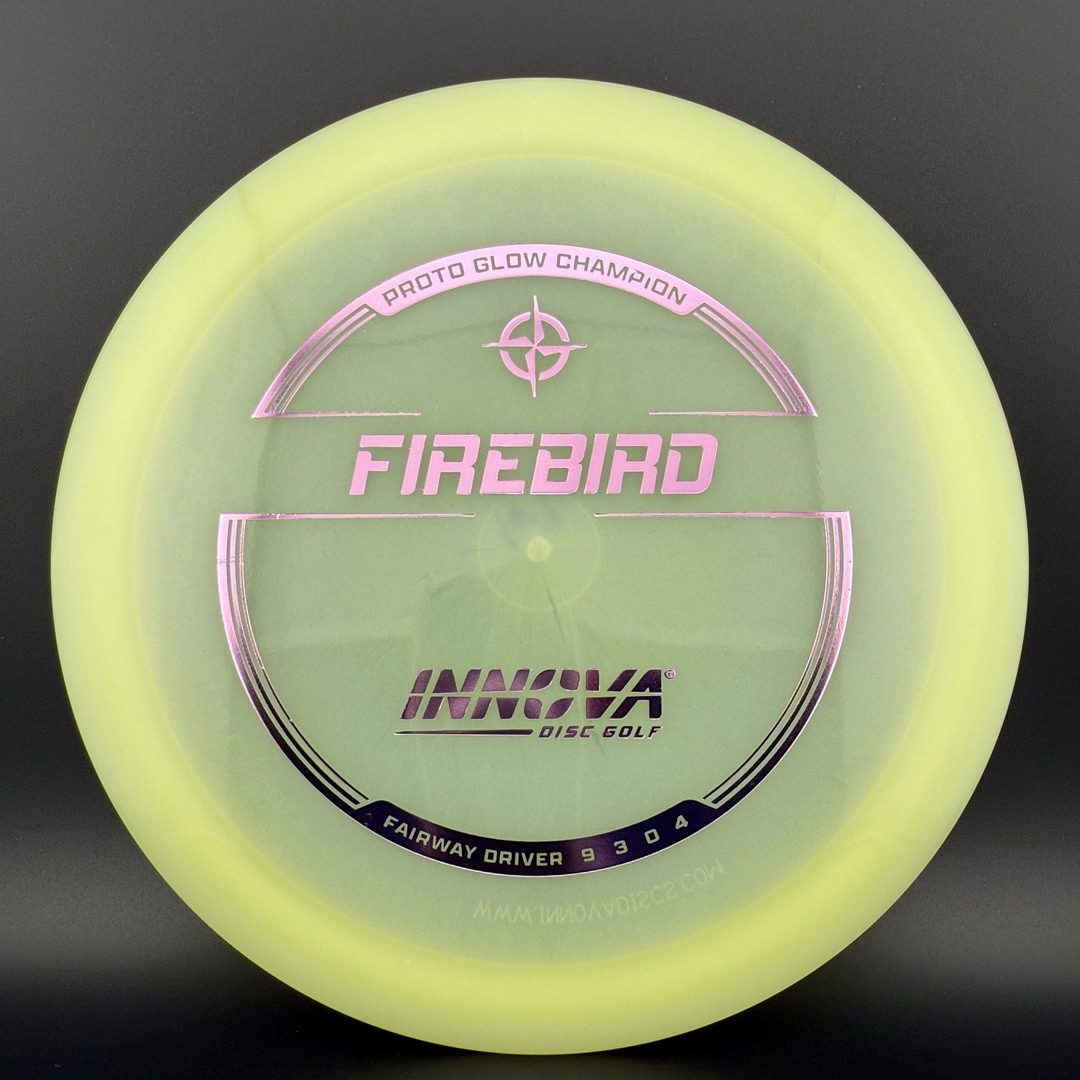 Proto Glow Champion Firebird Disc Golf Disc