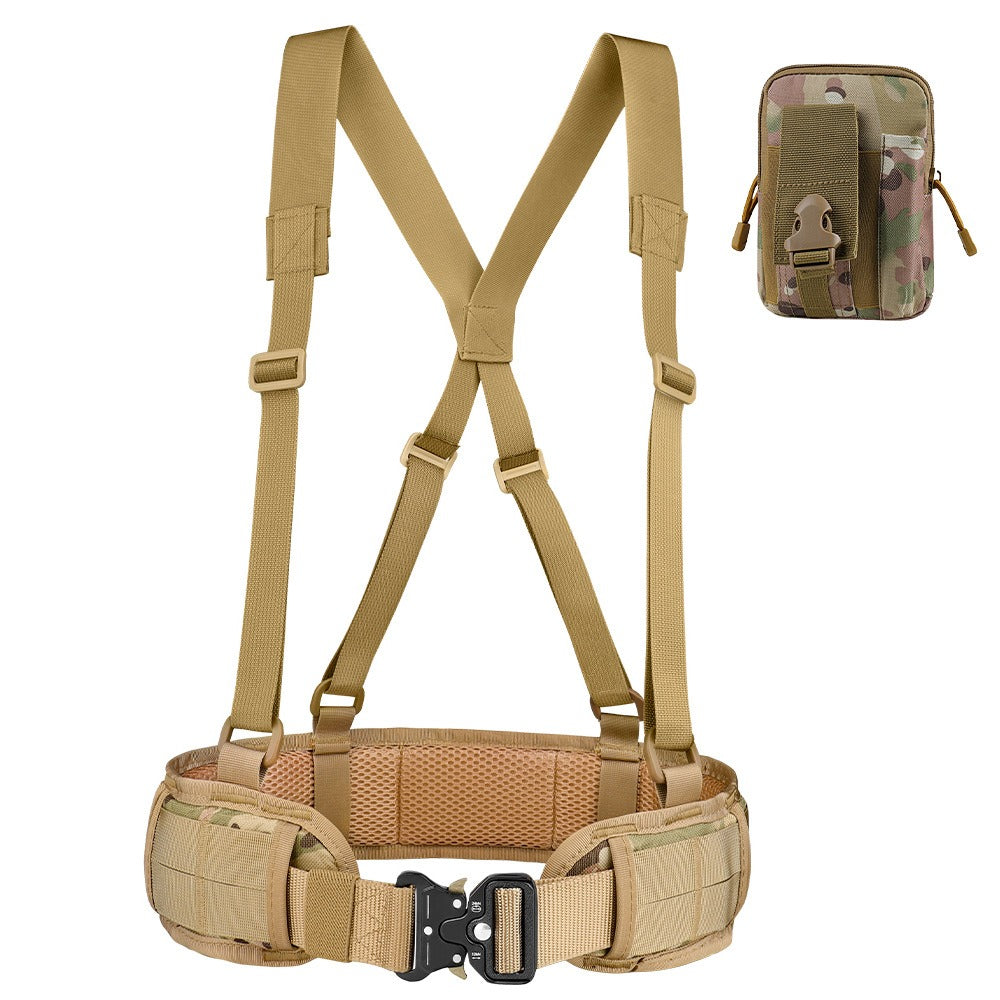 Multi Functional Quick Disassembly Tactical Belt Waist Cover Outdoor Training Cobra Belt Nylon Waist Belt Suit - Korvel