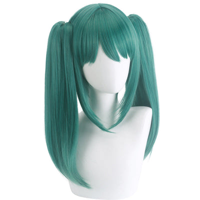 Hatsune Miku Vampire cos wig round head leather tiger clip double horsetail animation - Korvel