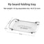 Folding Mini Table - Ultralight PP Camp Table & Tray (97g) Food-grade, Portable for Camping & Hiking Gear - Korvel