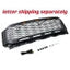 Grill For 2021 2022 2023 Ford f150 Raptor Grill Replacement W/LED Lights & Letters Matte Black - Korvel