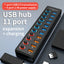 3.1 Gen2 HUB3.0 Hub Laptop Distribution Device Mobile Expansion Device Hub Expansion Dock 11 in One - Korvel