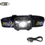 Linterna frontal recargable CREE 5W LED con sensor de movimiento