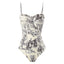 New one-piece swimsuit women's tight fitting slimming retro strap sunscreen long skirt two-piece set - Korvel