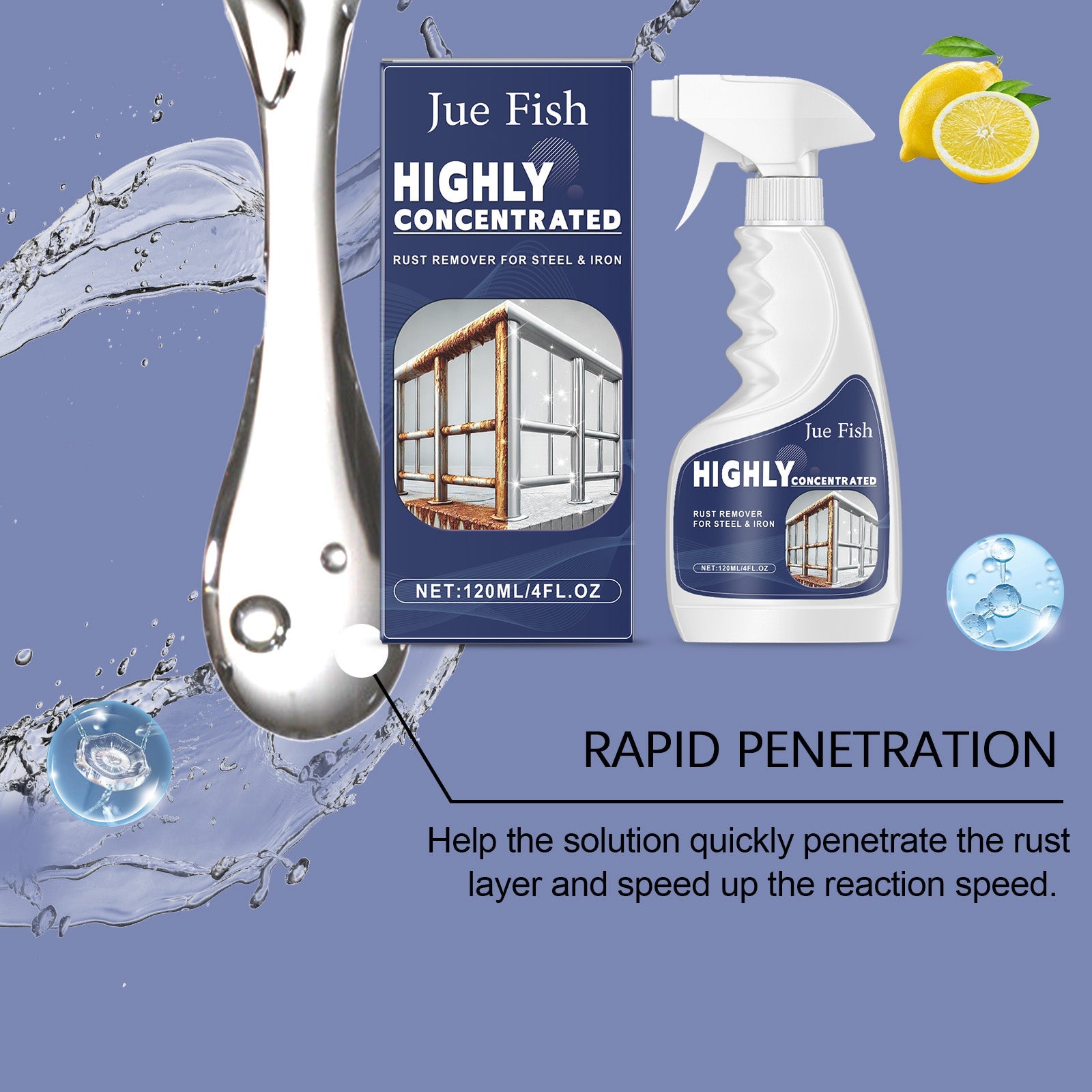 Steel Rust Remover Stainless Steel Rust Remover Cleaning Dish Sink Kitchen Utensils Cleaner - Korvel