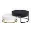 Tables basses empilables rondes modernes avec plateau relevable et tiroirs