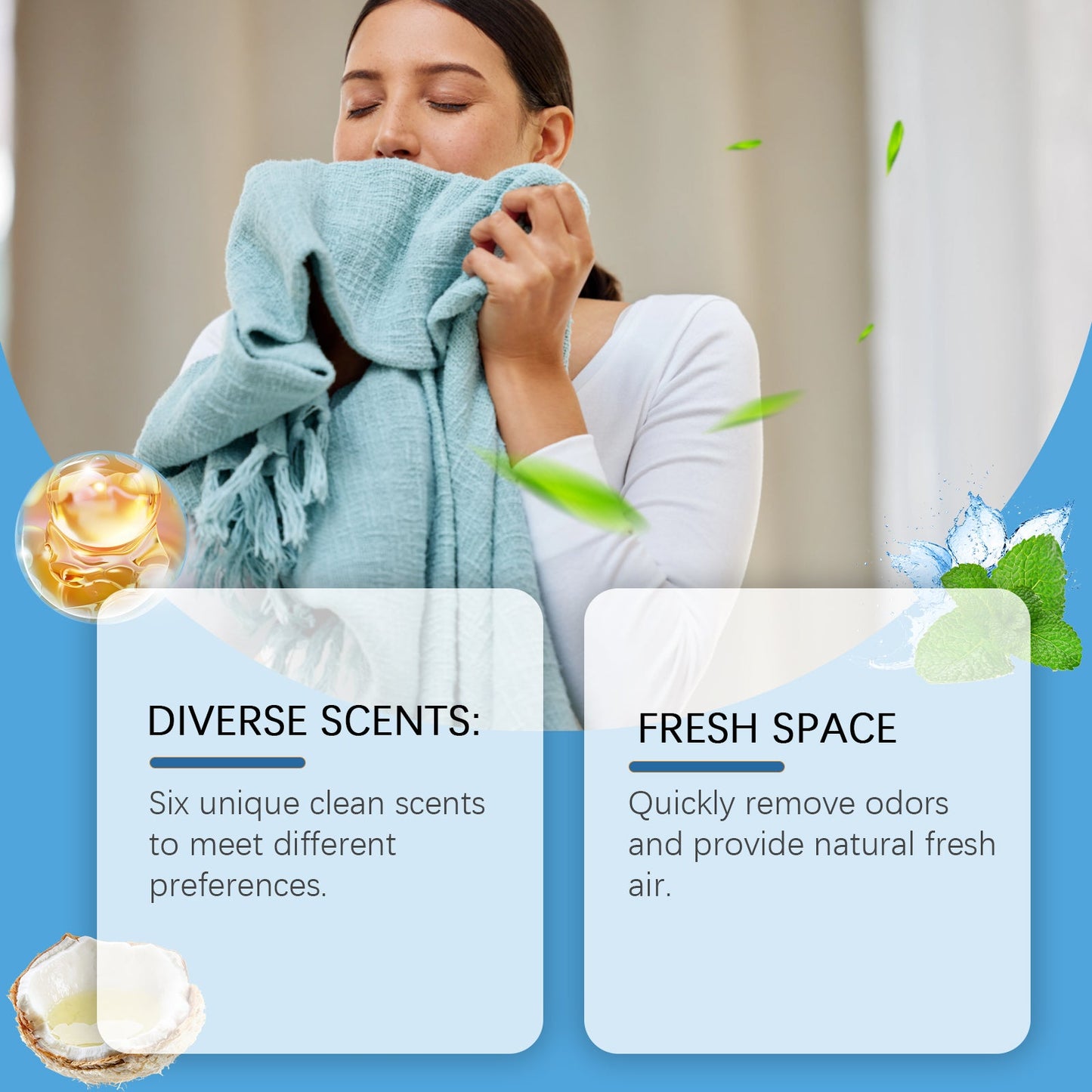 Cleansing Essential Oil Set - Fresh Natural Fragrance