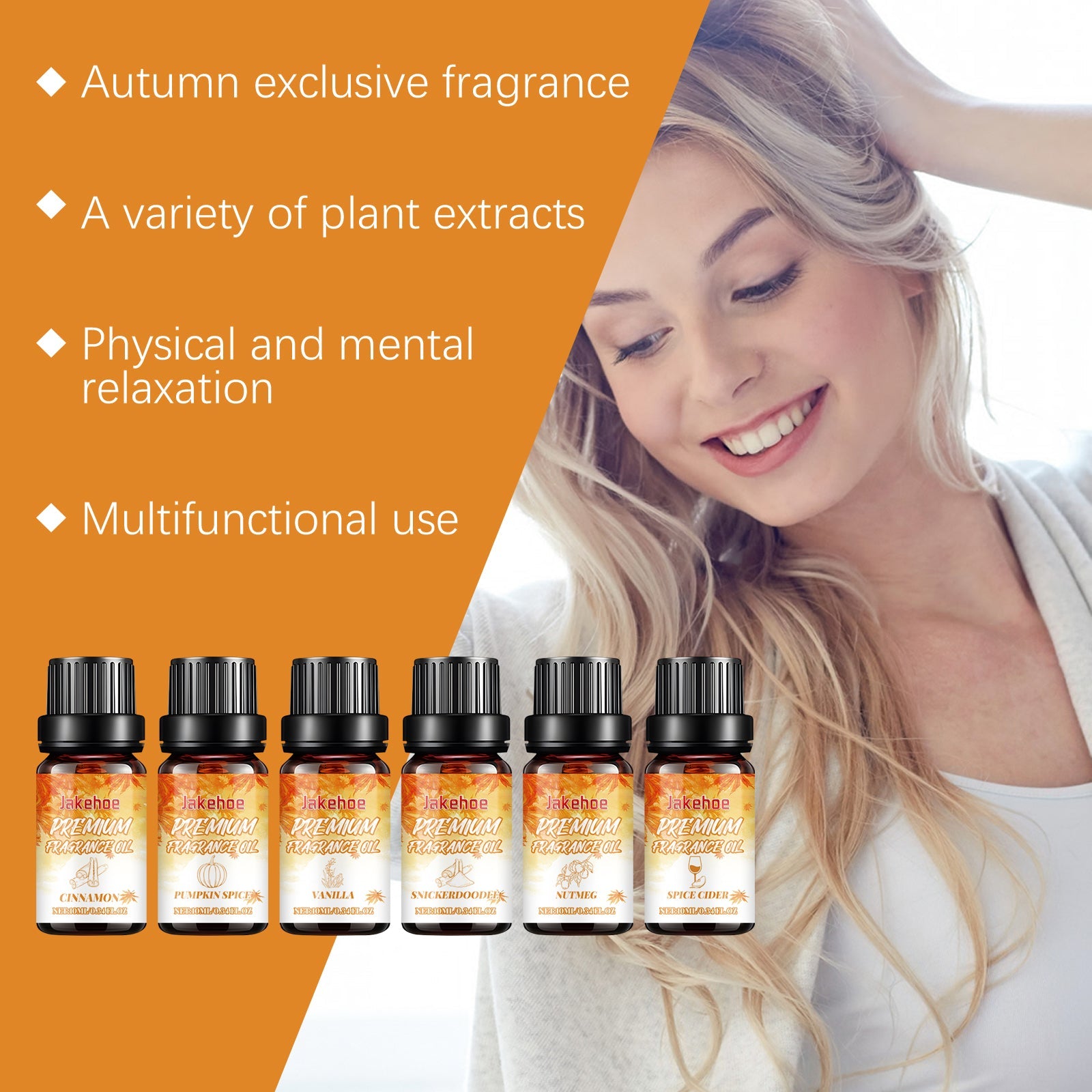 Autumn Essential Oil Set Indoor Warm Atmosphere Long-Lasting Warm Fragrance Soft Fragrance Humidifier Available - Korvel
