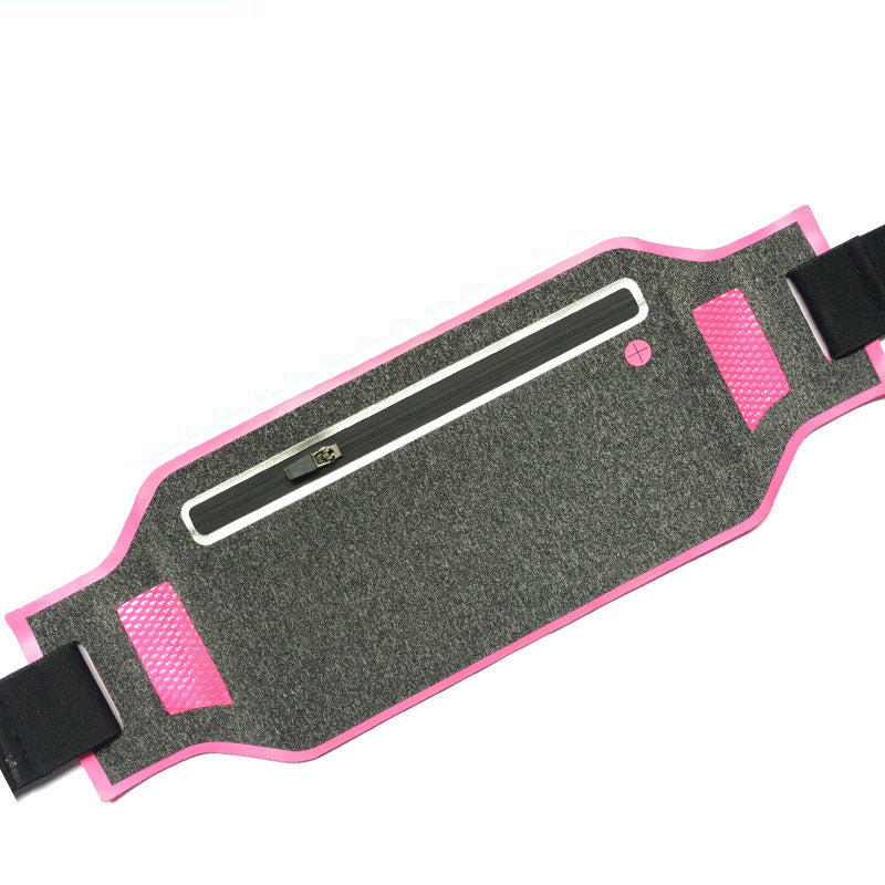 Outdoor unisex sports running mobile waist bag, waterproof Lycra close fitting ultra-thin waist bag - Korvel