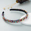 Hair Hoop Hand-woven Beaded Headband Female Baroque Sponge Hair Bundle Korean Face Wash Hair Accessories - Korvel