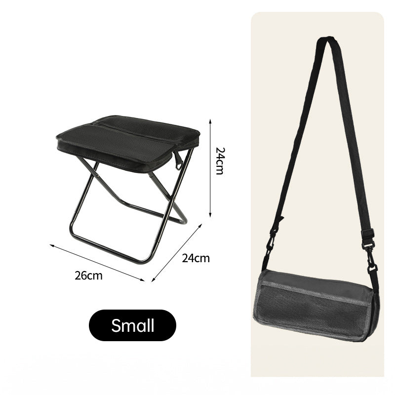 Tabouret pliant portable premium pour un confort en extérieur