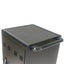 Mobile Charging Cart and Cabinet for Tablets Laptops 30-Device With Combination Lock--Black - Korvel