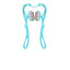 Cervical Massager Manual Massage Neck and Shoulder Massager Six Wheel Massager Neck Clamp Divine Tool - Korvel