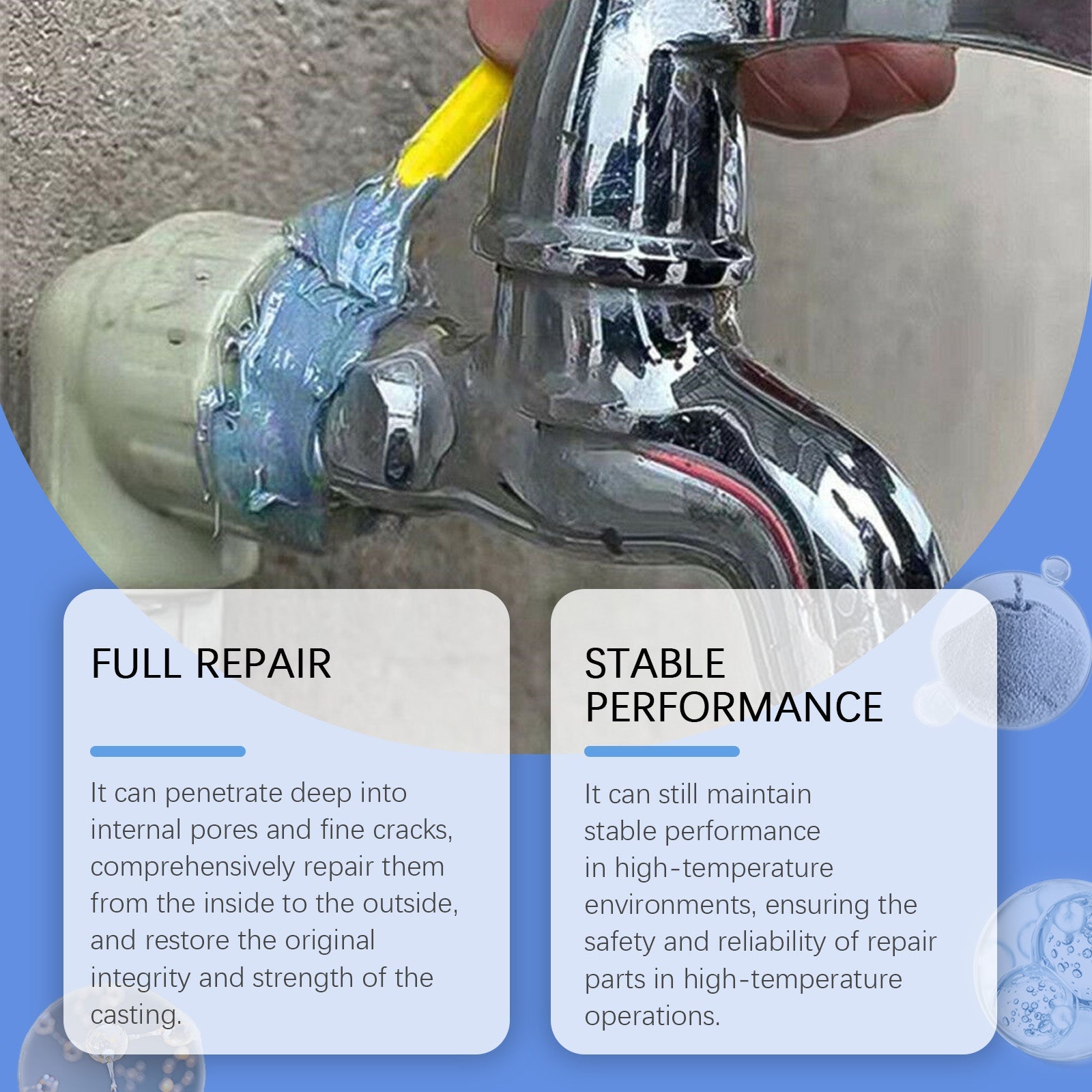 Casting Glue Box Cast Iron Sealant Ab Sealant Sealant Leak Repair Plugging Metal Bonding - Korvel