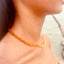 Raw Baltic Amber + Sunflower || Necklace || - Korvel