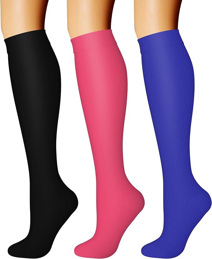 Sports pressure socks long tube socks calf socks compression socks skipping rope elastic cycling socks - Korvel