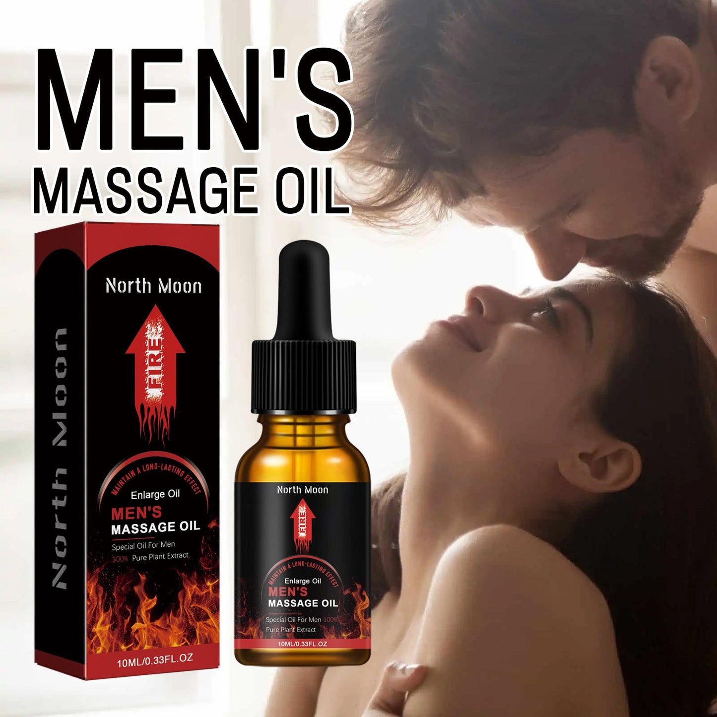 Men's Lotion Men's Body Massage Treatment Endurance Topical Treatment Essential Oil - Korvel