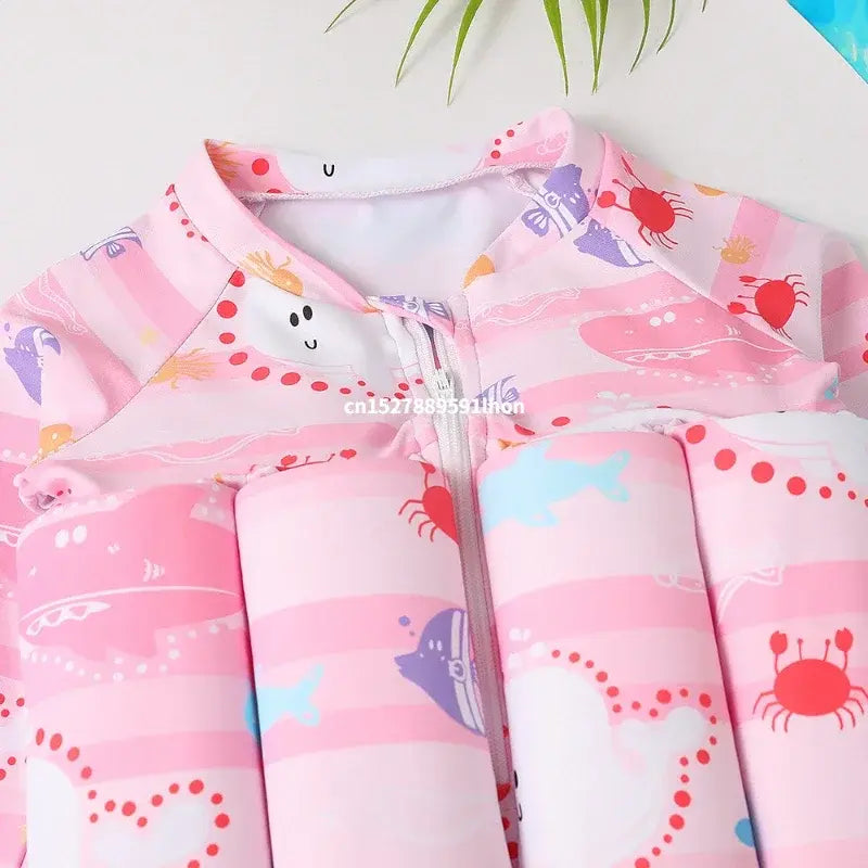 Maillot de bain une pièce flottant à imprimé cartoon