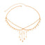 Metal Star Butterfly Waist Chain Beach Wind Pearl Tassel Body Chain - Korvel