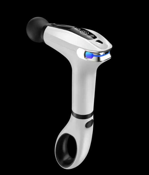 4 Massage Silicone Head Powerful Fascial Gun Portable Vibration Deep Tissue Percussion Muscle Back Massage Gun For Women - Korvel