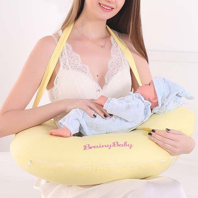 Coussin d'allaitement multifonctionnel en forme de U pour le confort