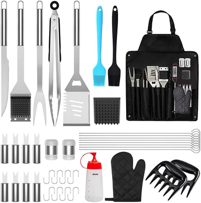 Apron Bakeware 39-Piece BBQ Grilling Utensils Set Baking Utensils - Korvel