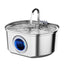 Distributeur d'eau intelligent en acier inoxydable premium pour animaux de compagnie