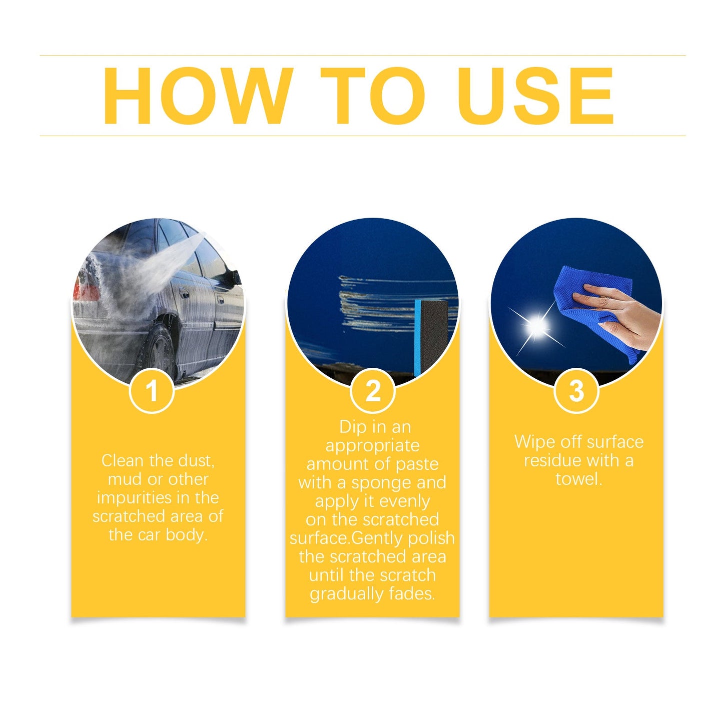 Premium Car Scratch Repair Cream for Paint Maintenance