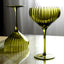 4/2/1Pcs Creative French Medieval Red Wine Glass Hand Blown Margarita Cocktail Goblet Glass Cup Dense Edges Vintage Flower Bloom - Korvel
