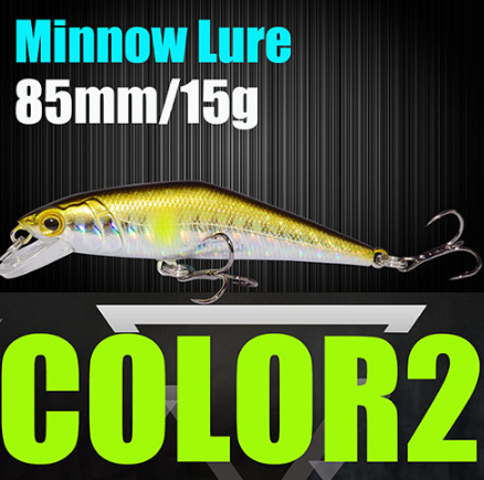 AFISHLURE Fishing Lure Wobblers Trout  85mm/15g Minnow  Hard Baits Iscas Artificial Pesca Leurre - Korvel