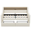 Twin Size Daybed with Storage Drawers, Upholstered Daybed with Charging Station and LED Lights, Beige - Korvel
