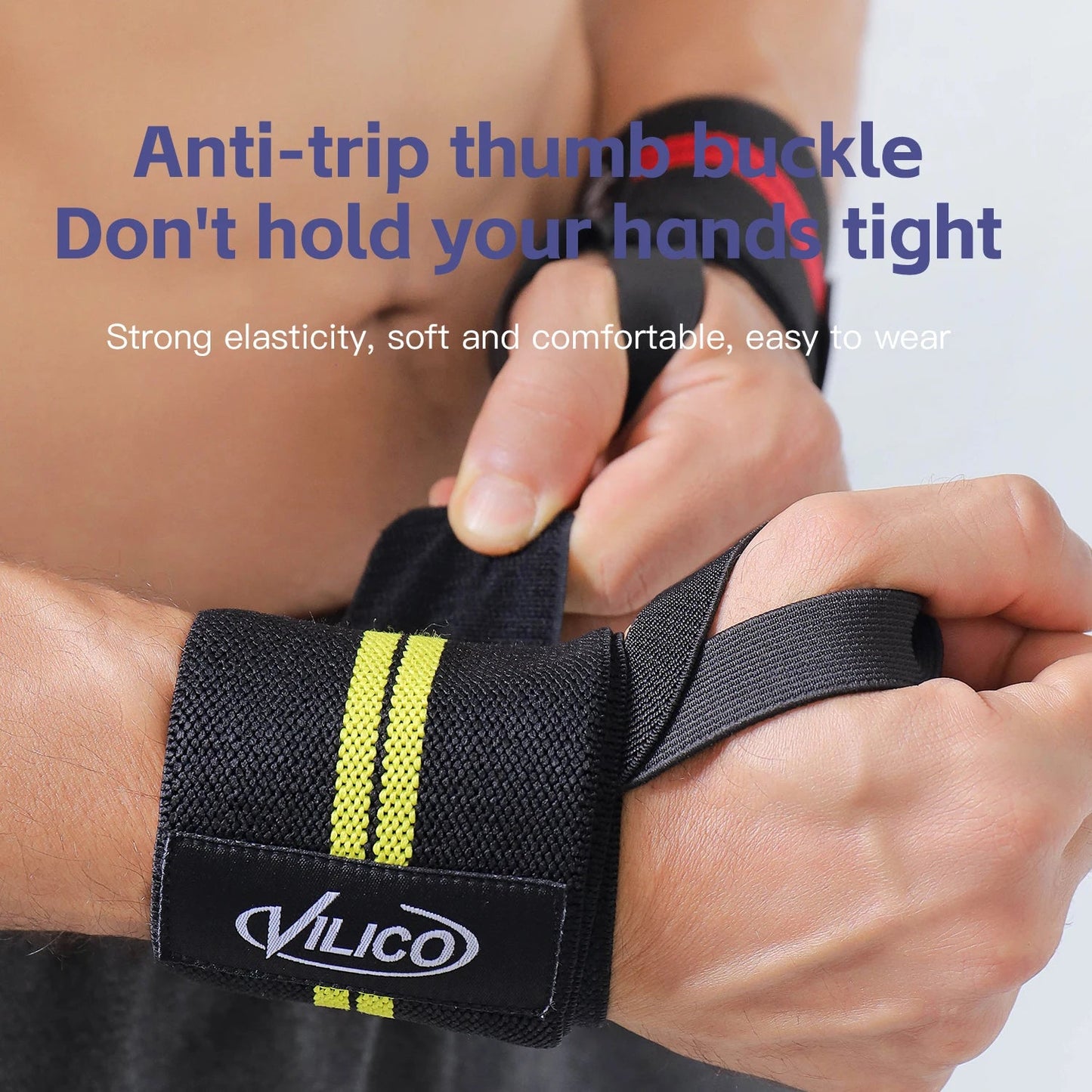 Fitness Strap Wrist Protector Sports Wrist Protector Joint Cover Elastic Bandage Power Band - Korvel