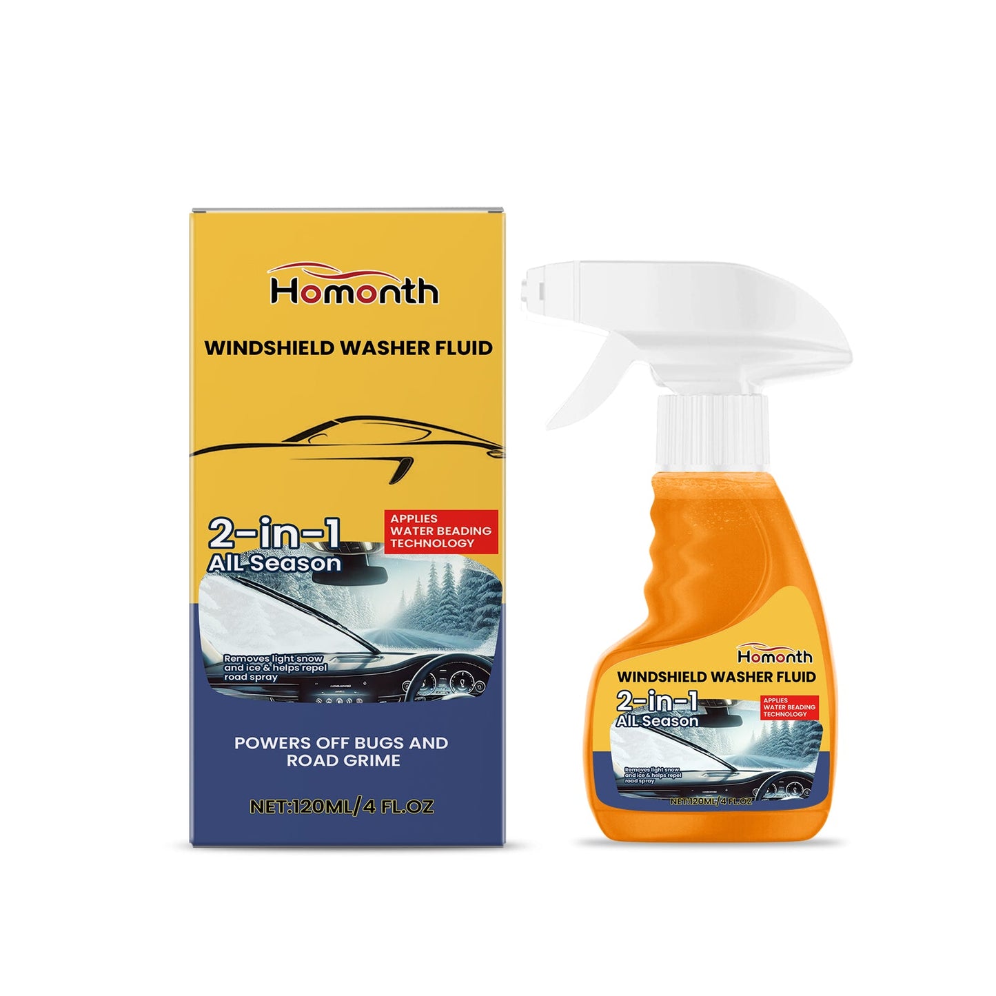 Windshield Cleaner Car Windshield Cleaner Window Decontamination Rain-Proof Cleaner - Korvel