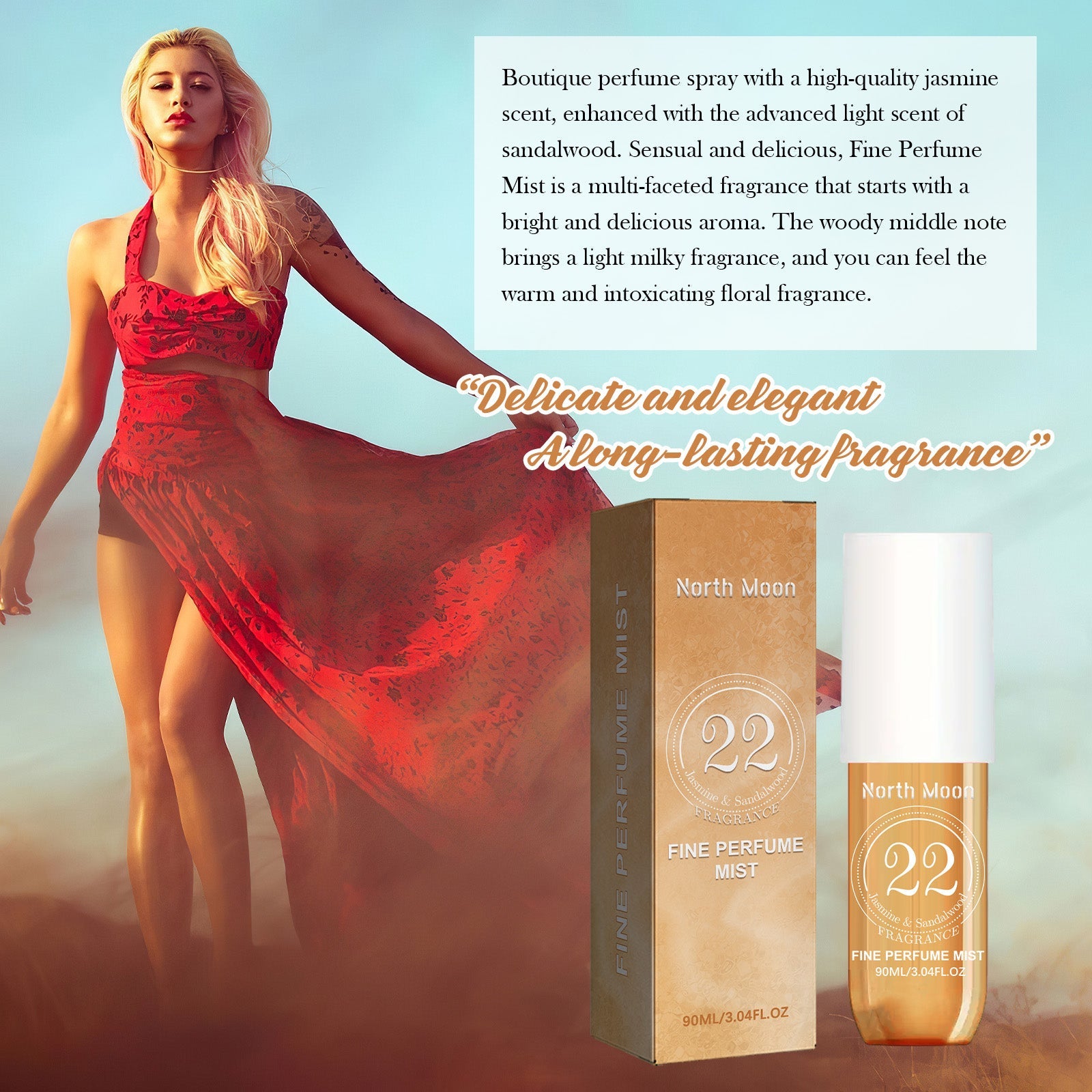 Perfume Spray Fresh Lasting Fragrance Non-Pungent Women's Date Perfume Spray - Korvel